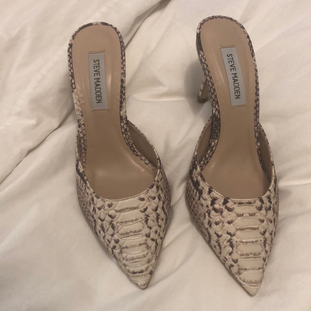 Steve Madden mule heels